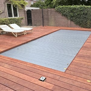 Zwembad rolluik - Inbouw